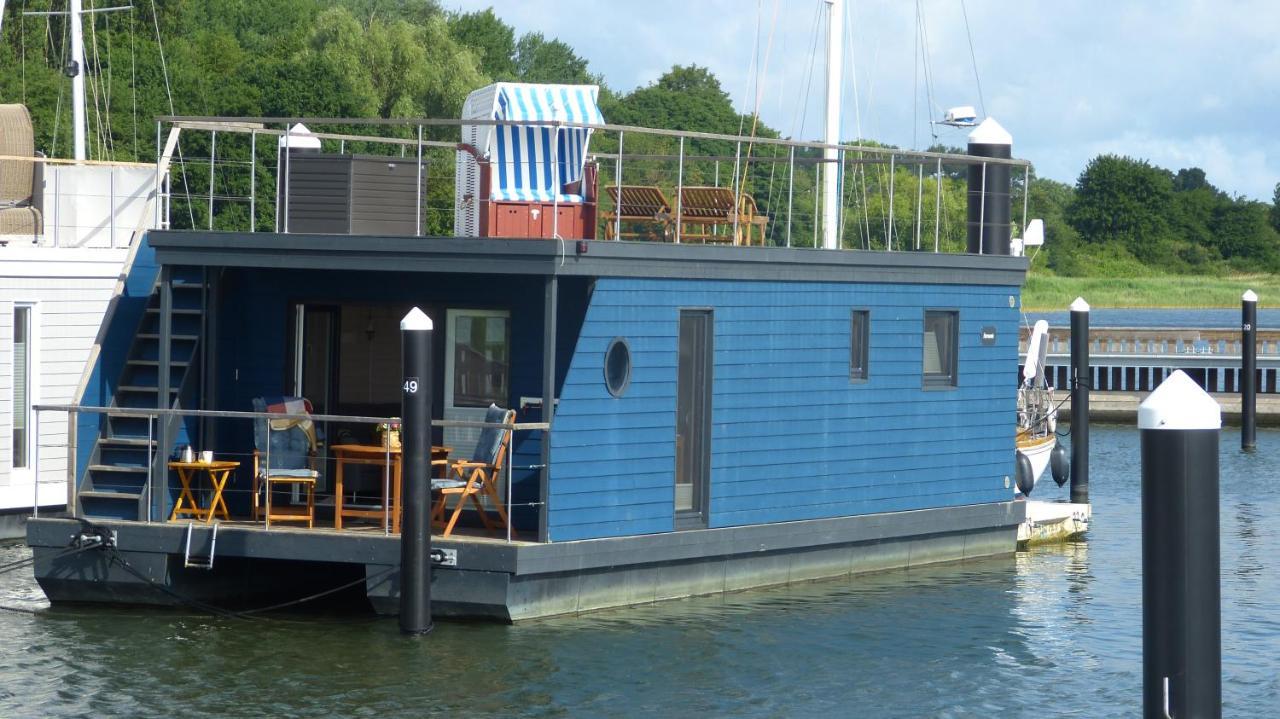 Hotel Hausboot Harmonie Stralsund Exterior foto