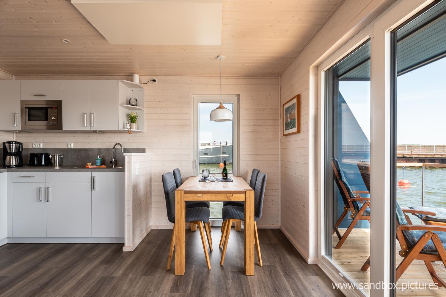 Hotel Hausboot Harmonie Stralsund Exterior foto